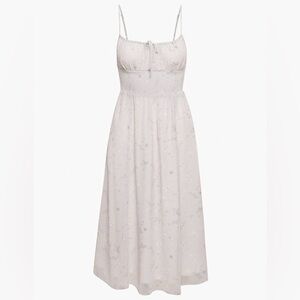 Genoa Midi dress aritzia Floral Spaghetti Strap Wilfred